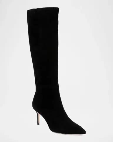 L'Agence Herald 75MM Suede Knee-High Boots | Thumbnail 2 L'Agence Herald 75MM Suede Knee-High Boots | Thumbnail 2
