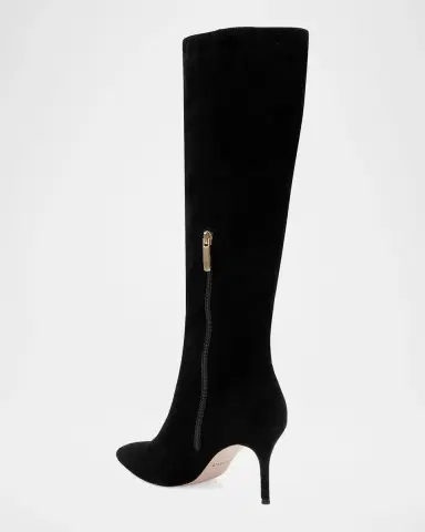 L'Agence Herald 75MM Suede Knee-High Boots | Thumbnail 3 L'Agence Herald 75MM Suede Knee-High Boots | Thumbnail 3