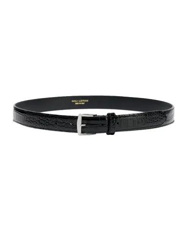 Nili Lotan Sloane Lizard-Embossed Leather Belt | Thumbnail 2 Nili Lotan Sloane Lizard-Embossed Leather Belt | Thumbnail 2