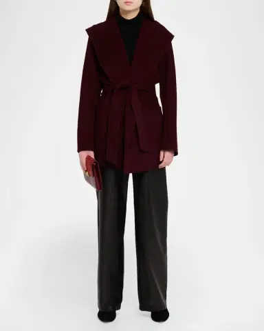 Mackage Paya Double-Face Wool Wrap Coat | Thumbnail 2 Mackage Paya Double-Face Wool Wrap Coat | Thumbnail 2