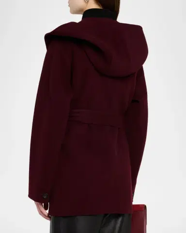 Mackage Paya Double-Face Wool Wrap Coat | Thumbnail 3 Mackage Paya Double-Face Wool Wrap Coat | Thumbnail 3