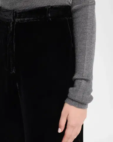 L'Agence Pilar Velvet Wide-Leg Pants | Thumbnail 5 L'Agence Pilar Velvet Wide-Leg Pants | Thumbnail 5