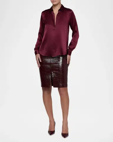L'Agence Tyler Long-Sleeve Blouse | Thumbnail 2 L'Agence Tyler Long-Sleeve Blouse | Thumbnail 2