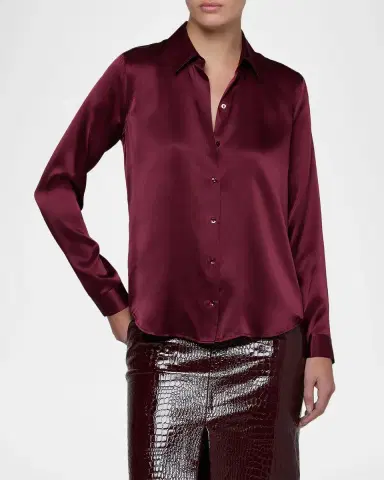 L'Agence Tyler Long-Sleeve Blouse | Thumbnail 4 L'Agence Tyler Long-Sleeve Blouse | Thumbnail 4