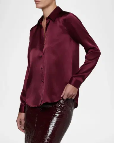 L'Agence Tyler Long-Sleeve Blouse | Thumbnail 6 L'Agence Tyler Long-Sleeve Blouse | Thumbnail 6