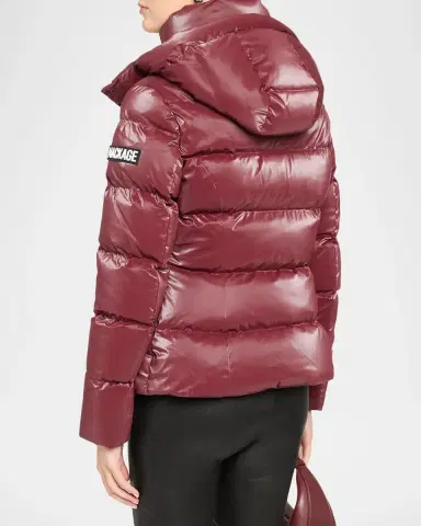 Mackage Madalyn-GLOZ Glossy Short Down Jacket | Thumbnail 3 Mackage Madalyn-GLOZ Glossy Short Down Jacket | Thumbnail 3