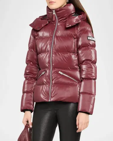 Mackage Madalyn-GLOZ Glossy Short Down Jacket | Thumbnail 4 Mackage Madalyn-GLOZ Glossy Short Down Jacket | Thumbnail 4