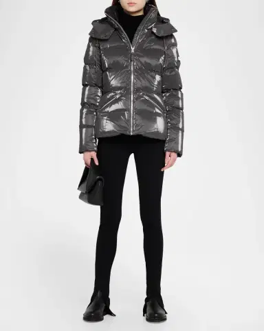 Mackage Madalyn-GLOZ Glossy Short Down Jacket | Thumbnail 2 Mackage Madalyn-GLOZ Glossy Short Down Jacket | Thumbnail 2
