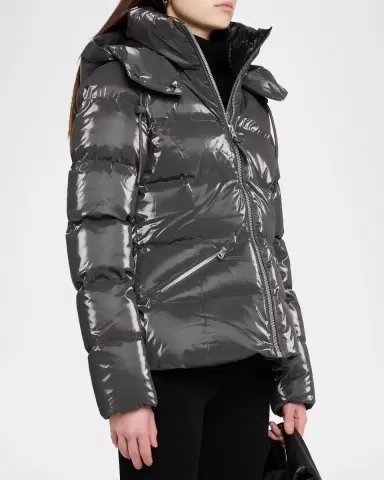 Mackage Madalyn-GLOZ Glossy Short Down Jacket | Thumbnail 4 Mackage Madalyn-GLOZ Glossy Short Down Jacket | Thumbnail 4