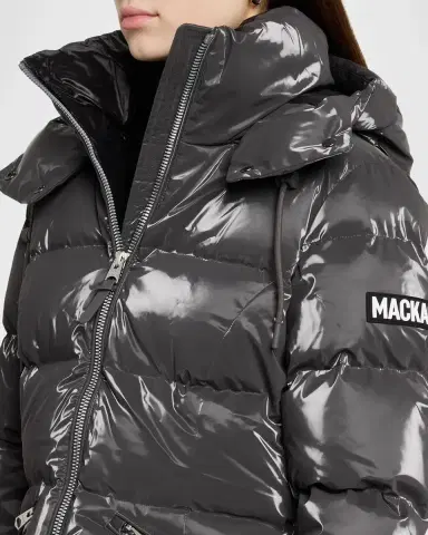Mackage Madalyn-GLOZ Glossy Short Down Jacket | Thumbnail 5 Mackage Madalyn-GLOZ Glossy Short Down Jacket | Thumbnail 5