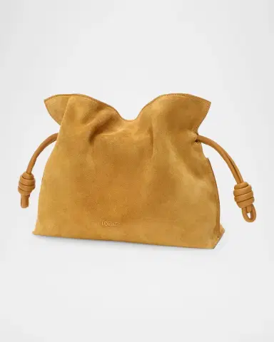 Loewe Flamenco Suede Clutch | Thumbnail 2 Loewe Flamenco Suede Clutch | Thumbnail 2