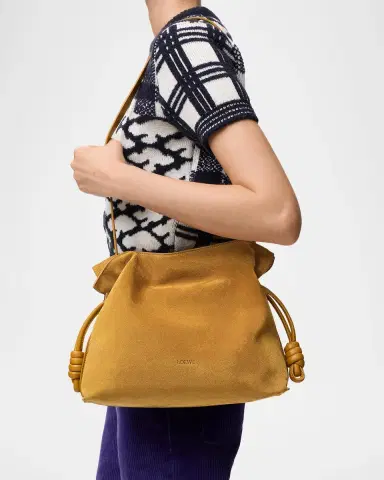 Loewe Flamenco Suede Clutch | Thumbnail 8 Loewe Flamenco Suede Clutch | Thumbnail 8