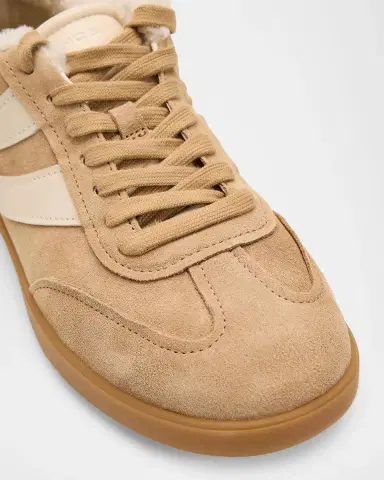 Vince Oasis Shearling-Lined Suede Low-Top Sneakers | Thumbnail 6 Vince Oasis Shearling-Lined Suede Low-Top Sneakers | Thumbnail 6