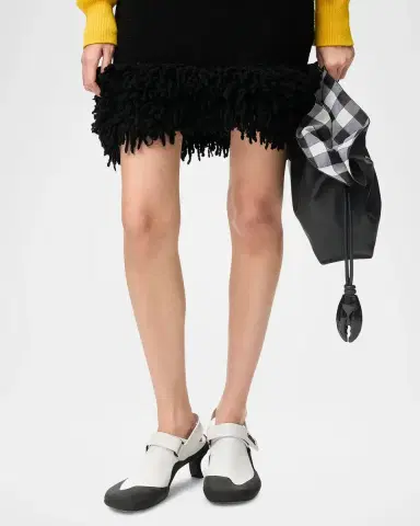 Loewe Flamenco Leather Claw-Embellished Clutch Bag | Thumbnail 2 Loewe Flamenco Leather Claw-Embellished Clutch Bag | Thumbnail 2
