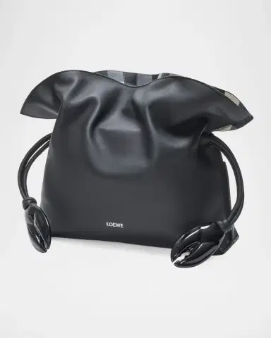 Loewe Flamenco Leather Claw-Embellished Clutch Bag | Thumbnail 3 Loewe Flamenco Leather Claw-Embellished Clutch Bag | Thumbnail 3