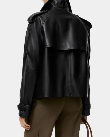 Burberry Cropped Cashmere Mayfair Trench Jacket | Thumbnail 2 Burberry Cropped Cashmere Mayfair Trench Jacket | Thumbnail 2