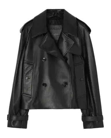 Burberry Cropped Cashmere Mayfair Trench Jacket | Thumbnail 1 Burberry Cropped Cashmere Mayfair Trench Jacket | Thumbnail 1
