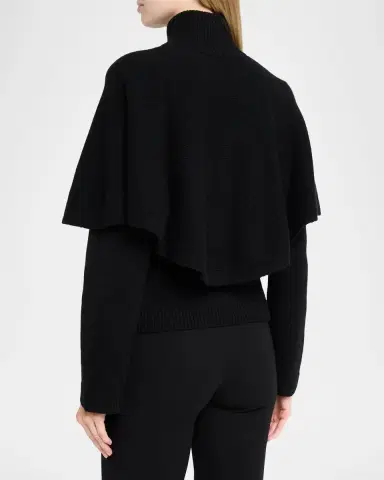 Vince Wool-Blend Turtleneck Cape | Thumbnail 3 Vince Wool-Blend Turtleneck Cape | Thumbnail 3
