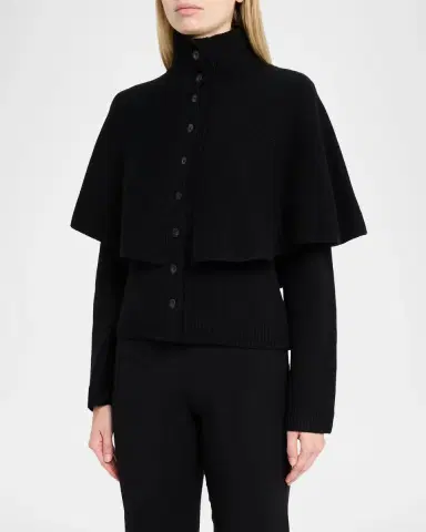 Vince Wool-Blend Turtleneck Cape | Thumbnail 4 Vince Wool-Blend Turtleneck Cape | Thumbnail 4