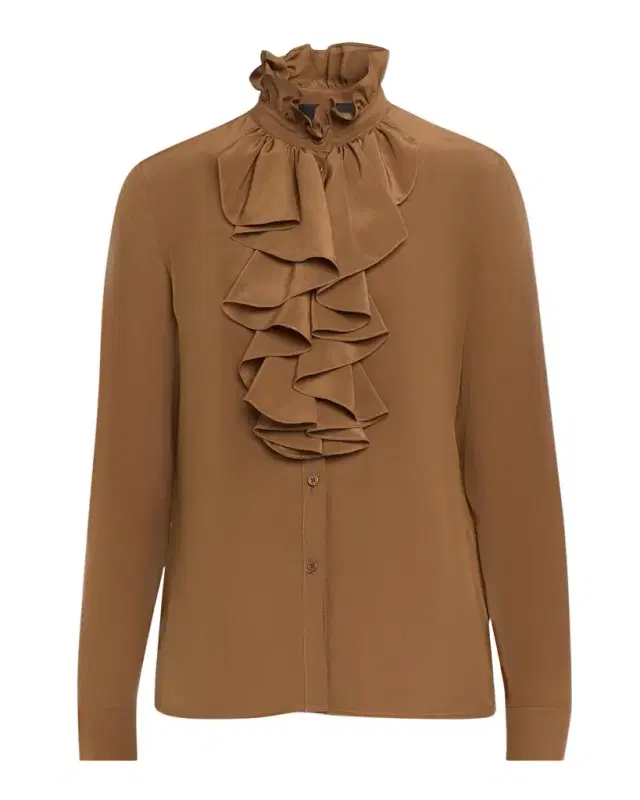 Lily Silk Ruffle Blouse Lily Silk Ruffle Blouse