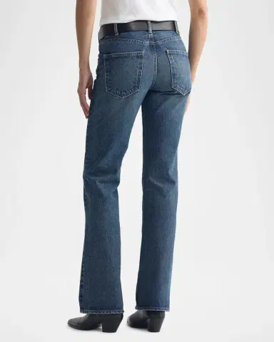 Nili Lotan Roxane Mid-Rise Straight-Leg Jeans | Thumbnail 3 Nili Lotan Roxane Mid-Rise Straight-Leg Jeans | Thumbnail 3