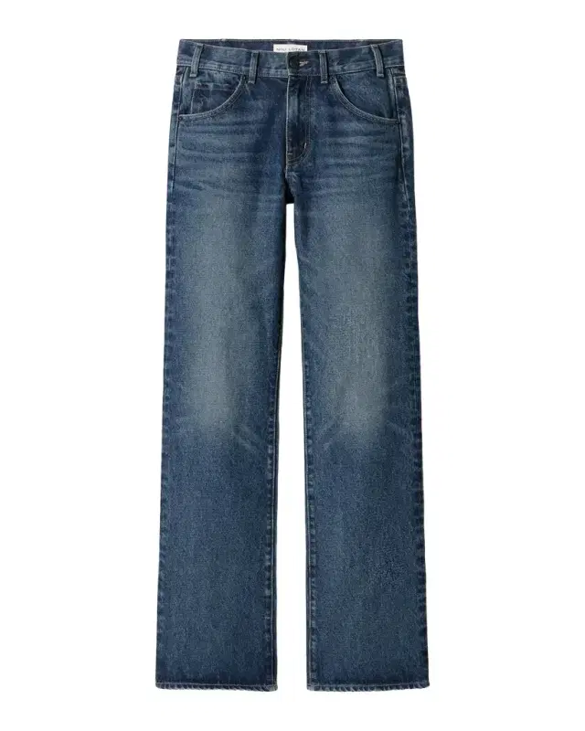 Roxane Mid-Rise Straight-Leg Jeans Roxane Mid-Rise Straight-Leg Jeans
