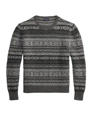 Ralph Lauren Men's Fair Isle-Style Cashmere-Blend Sweater | Thumbnail 1 Ralph Lauren Men's Fair Isle-Style Cashmere-Blend Sweater | Thumbnail 1