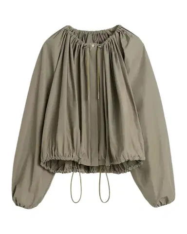 TOTEME Gathered Parachute Coat | Thumbnail 1 TOTEME Gathered Parachute Coat | Thumbnail 1