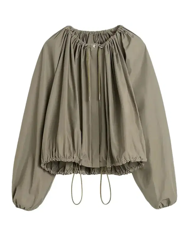 Gathered Parachute Coat Gathered Parachute Coat