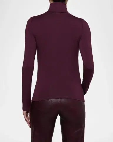 L'Agence Lani Long-Sleeve Turtleneck Top | Thumbnail 3 L'Agence Lani Long-Sleeve Turtleneck Top | Thumbnail 3