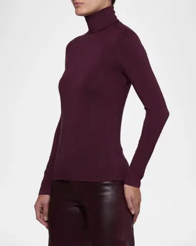 L'Agence Lani Long-Sleeve Turtleneck Top | Thumbnail 5 L'Agence Lani Long-Sleeve Turtleneck Top | Thumbnail 5