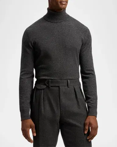 Ralph Lauren Men's Cashmere Turtleneck Sweater | Thumbnail 4 Ralph Lauren Men's Cashmere Turtleneck Sweater | Thumbnail 4