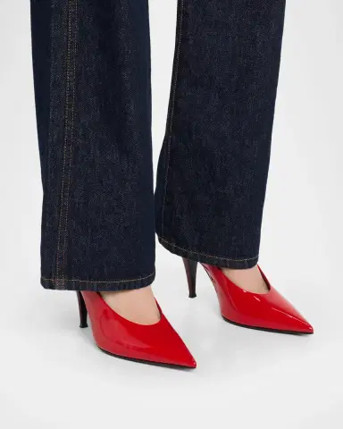 Givenchy 95mm Pointy Patent Leather Pumps | Thumbnail 2 Givenchy 95mm Pointy Patent Leather Pumps | Thumbnail 2