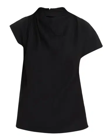 Staud Davina Asymmetric Draped High-Neck Top | Thumbnail 1 Staud Davina Asymmetric Draped High-Neck Top | Thumbnail 1