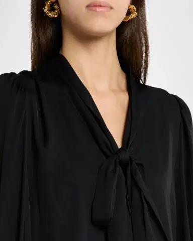Kobi Halperin Selena Stretch-Silk Tieneck Blouse | Thumbnail 5 Kobi Halperin Selena Stretch-Silk Tieneck Blouse | Thumbnail 5
