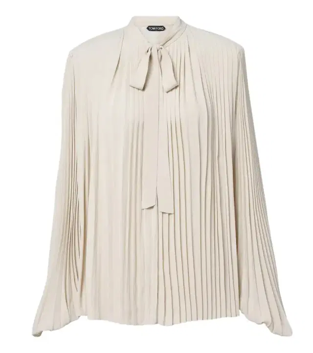 Plissé crêpe de chine blouse Plissé crêpe de chine blouse