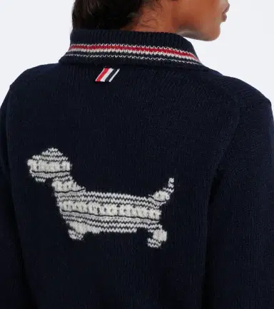 Thom Browne Hector wool and mohair cardigan | Thumbnail 2 Thom Browne Hector wool and mohair cardigan | Thumbnail 2