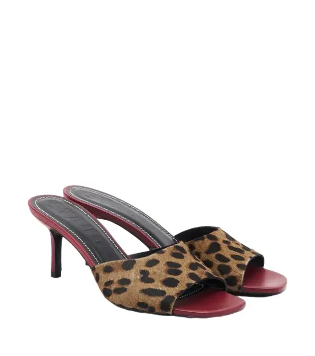 Bea leopard-print calf hair mules Bea leopard-print calf hair mules