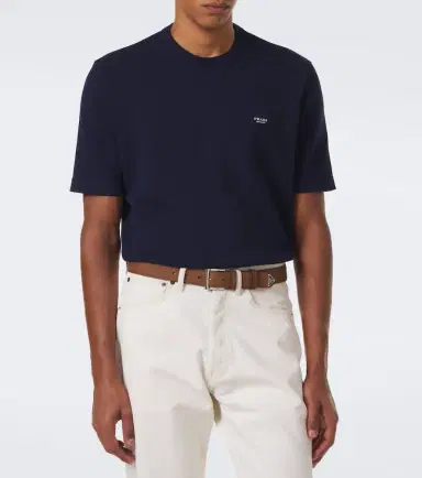 Prada Logo cotton T-shirt | Thumbnail 3 Prada Logo cotton T-shirt | Thumbnail 3