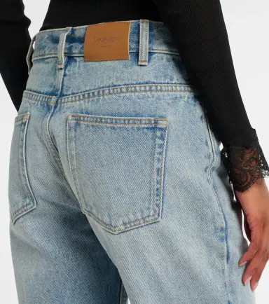 Saint Laurent Nico distressed straight jeans | Thumbnail 3 Saint Laurent Nico distressed straight jeans | Thumbnail 3