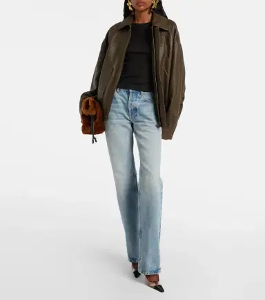 Saint Laurent Nico distressed straight jeans | Thumbnail 5 Saint Laurent Nico distressed straight jeans | Thumbnail 5