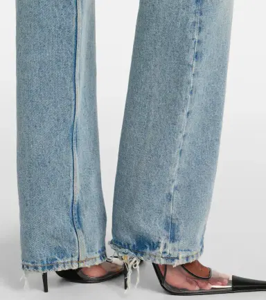 Saint Laurent Nico distressed straight jeans | Thumbnail 7 Saint Laurent Nico distressed straight jeans | Thumbnail 7