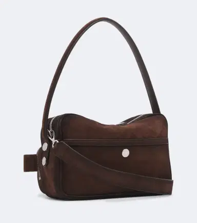 Acne Studios Camero Party suede shoulder bag | Thumbnail 3 Acne Studios Camero Party suede shoulder bag | Thumbnail 3