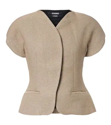 Jacquemus Ovalo wool and cotton jacket | Thumbnail 1 Jacquemus Ovalo wool and cotton jacket | Thumbnail 1