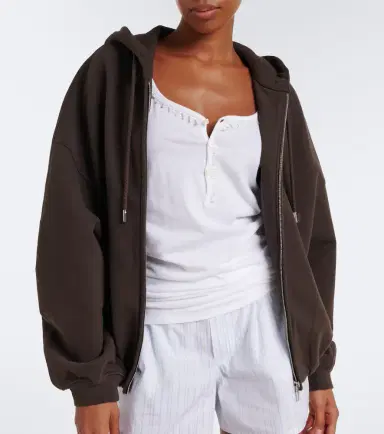 Jacquemus Corso cotton fleece zip-up hoodie | Thumbnail 5 Jacquemus Corso cotton fleece zip-up hoodie | Thumbnail 5