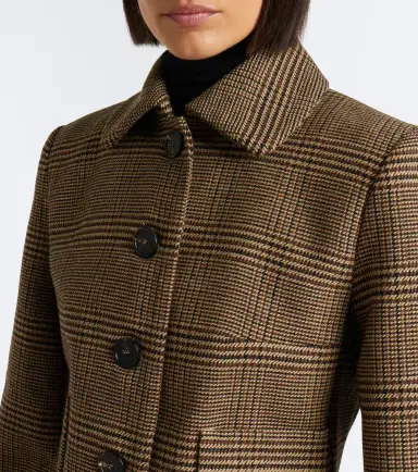 Patou Prince of Wales check jacket | Thumbnail 5 Patou Prince of Wales check jacket | Thumbnail 5