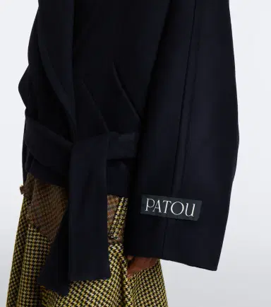 Patou Belted wool and silk peacoat | Thumbnail 2 Patou Belted wool and silk peacoat | Thumbnail 2