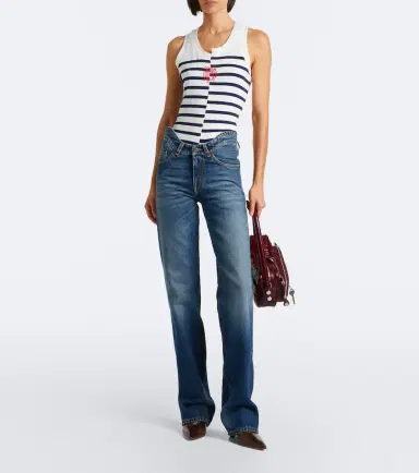 Jean Paul Gaultier Faded straight jeans | Thumbnail 7 Jean Paul Gaultier Faded straight jeans | Thumbnail 7
