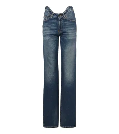 Jean Paul Gaultier Faded straight jeans | Thumbnail 1 Jean Paul Gaultier Faded straight jeans | Thumbnail 1