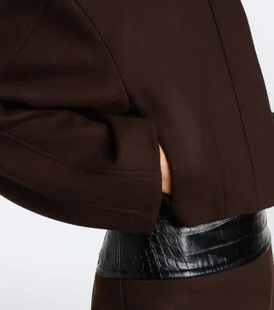 Sportmax Cropped virgin wool jacket | Thumbnail 3 Sportmax Cropped virgin wool jacket | Thumbnail 3